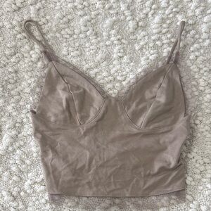 Silence + Noise Taupe Camisole